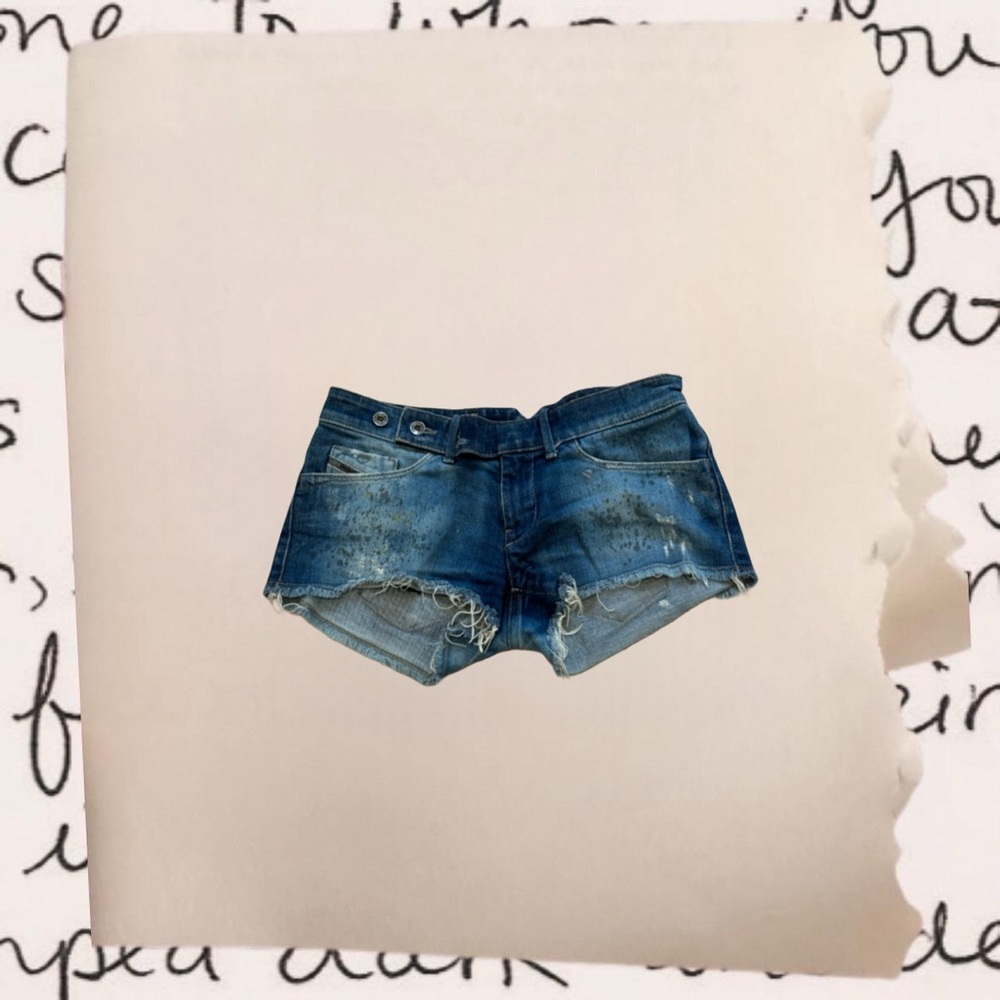authentic vintage diesel micro shorts